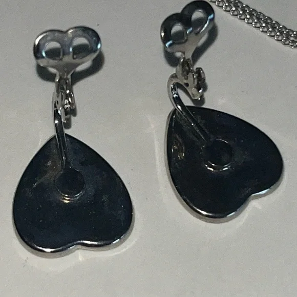 Vintage Abalone Pearl Jewelry Set~Earrings, Necklace, Bracelet - Picture 7 of 16